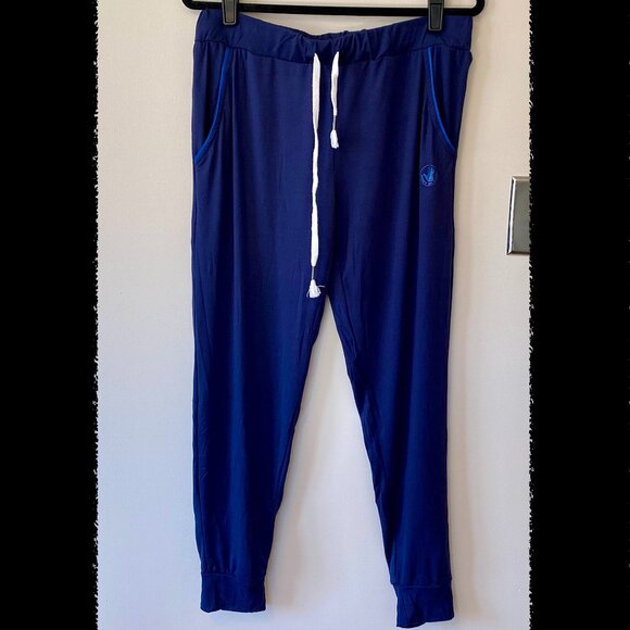 Body Glove Size Large Navy Blue Sweatpants Joggers Loungewear PJs - Picture 1 of 8
